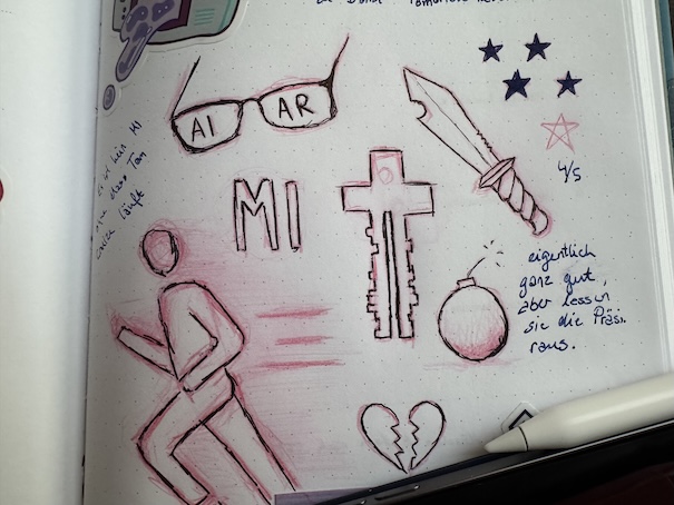 Drawing connected to the AI article