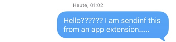 Text message preview in the conversation