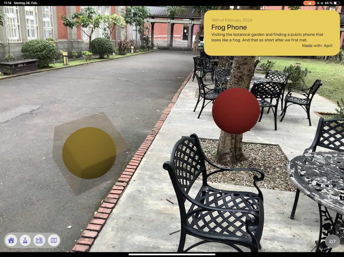 Memory game from the Swift Student Challenge 2024 project